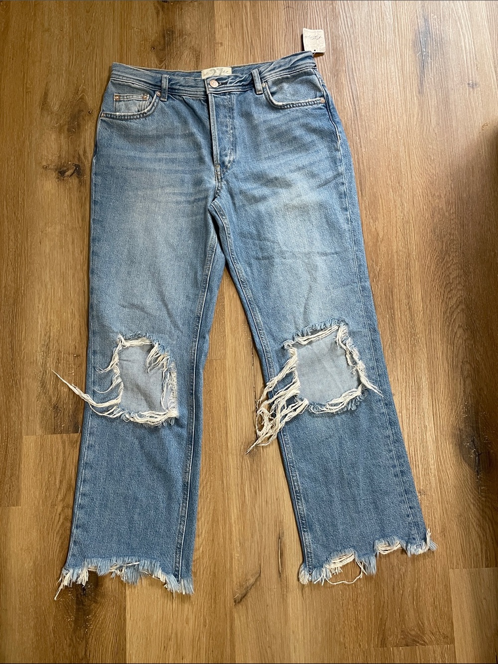 We The Free Maggie Ripped Cropped Jeans